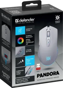 Defender - Bezdrátová herní myš Pandora GM-502