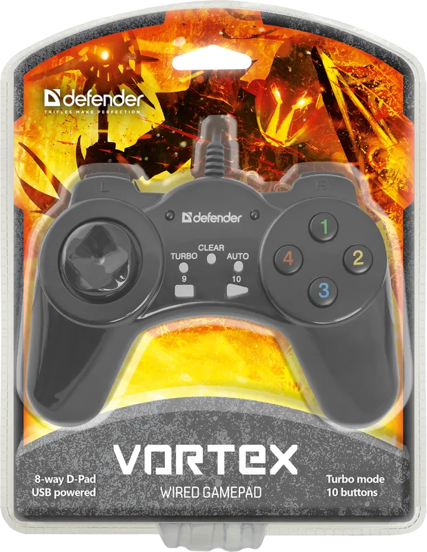 Defender - Drátový gamepad Vortex