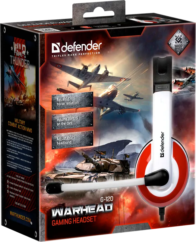 Defender - Herní sluchátka Warhead G-120