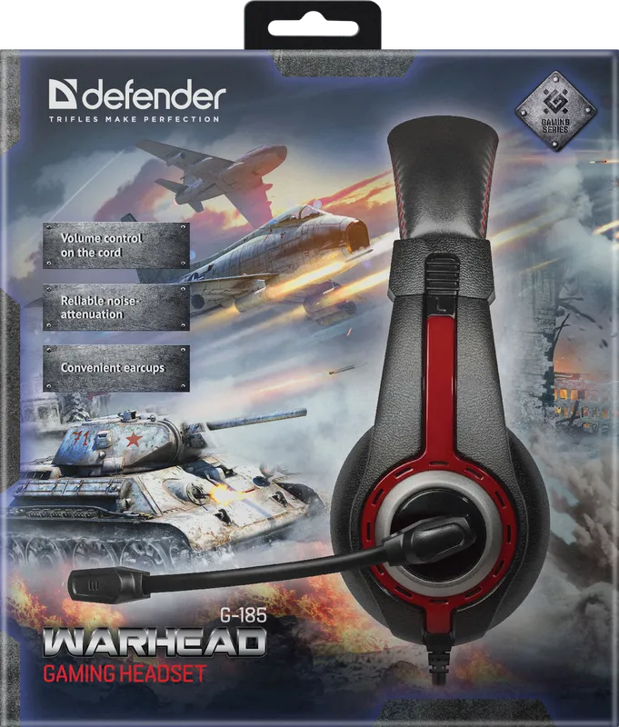 Defender - Herní sluchátka Warhead G-185