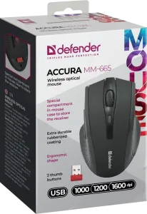 Defender - Bezdrátová optická myš Accura MM-665