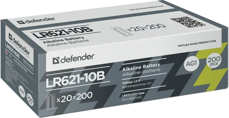 Defender - Alkalická baterie LR621-10B