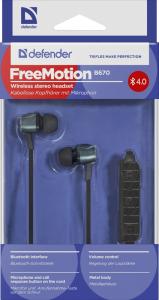 Defender - Bezdrátová stereo sluchátka FreeMotion B670