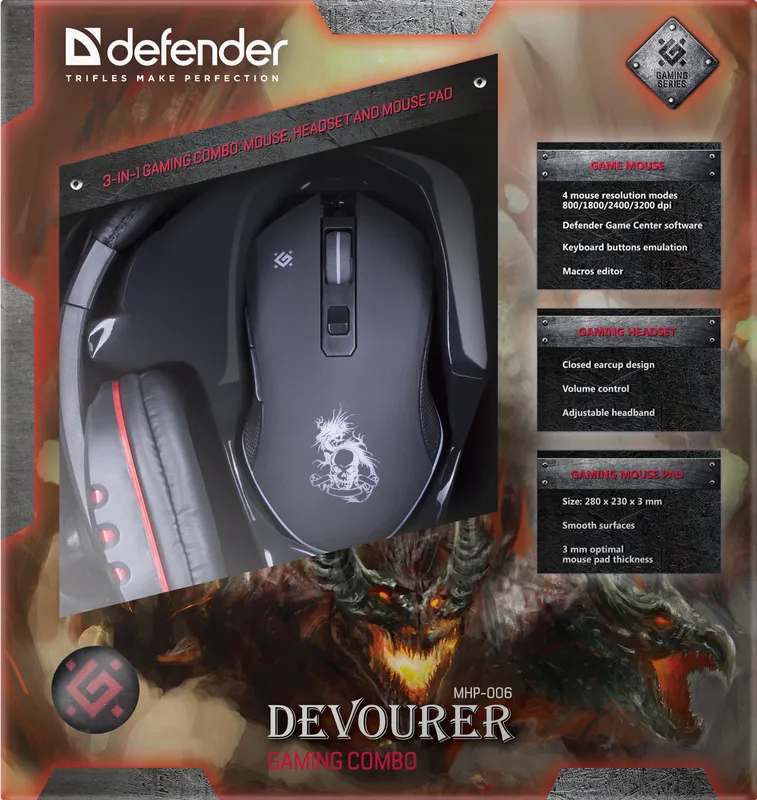 Defender - Herní kombo Devourer MHP-006