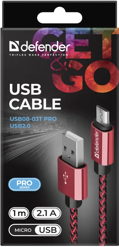 Defender - USB kabel USB08-03T PRO USB2.0