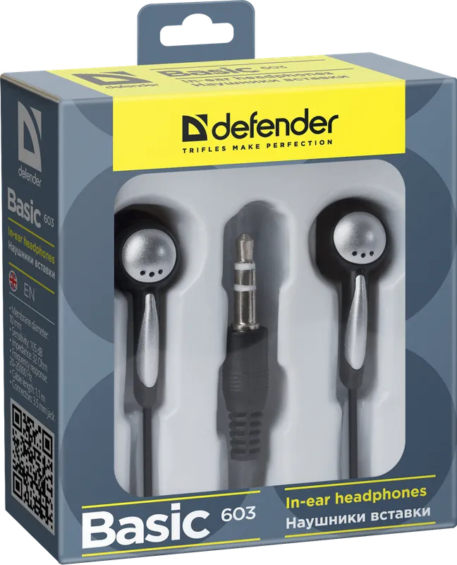 Defender - Sluchátka do uší Basic 603