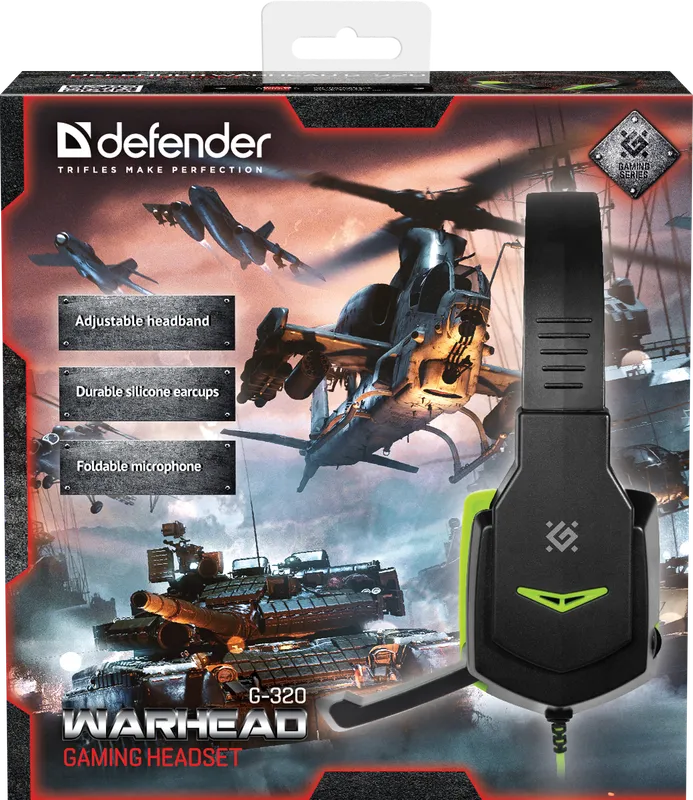 Defender - Herní sluchátka Warhead G-320