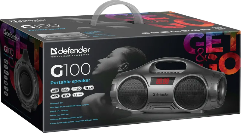 Defender - Přenosný reproduktor G100