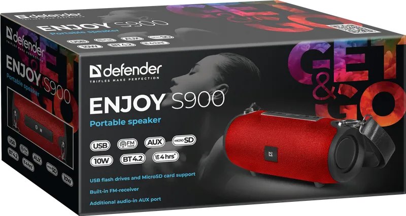 Defender - Přenosný reproduktor Enjoy S900