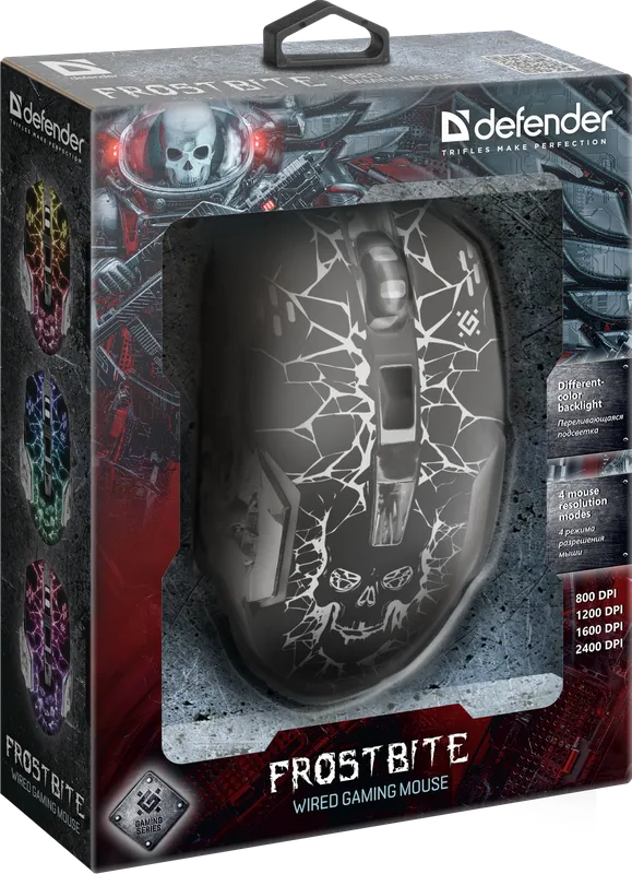 Defender - Kabelová herní myš FrostBite GM-043