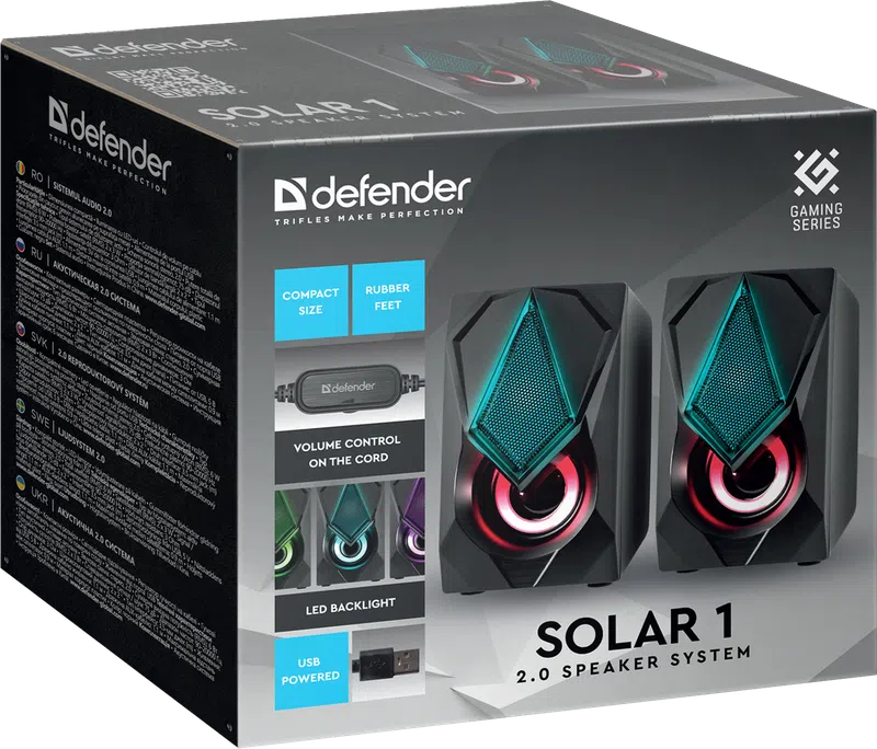 Defender - 2.0 Reproduktorový systém Solar 2