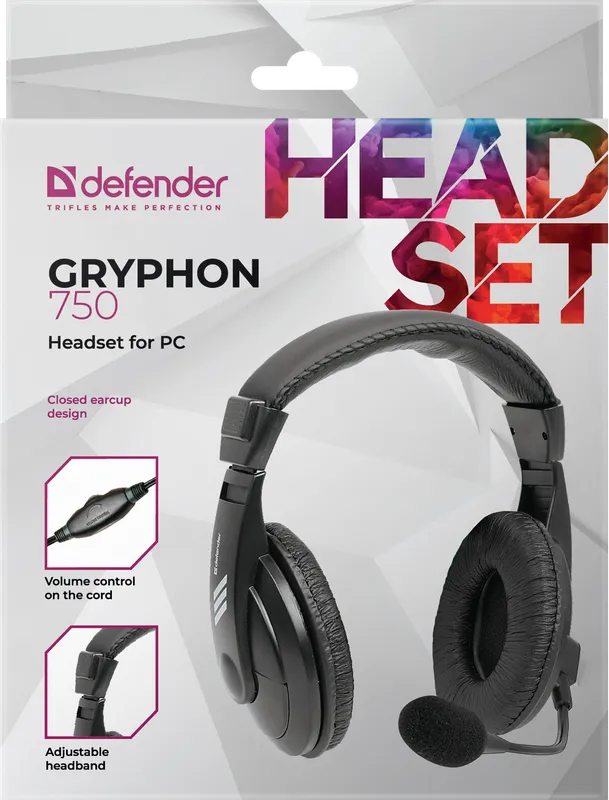 Defender - Headset pro PC Gryphon 750