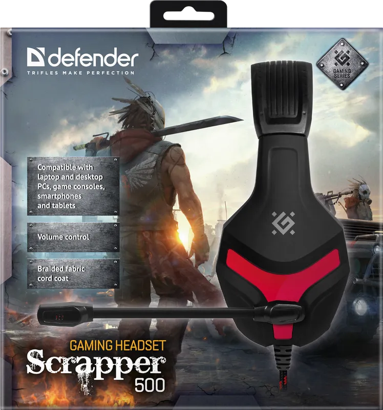 Defender - Herní sluchátka Scrapper 500