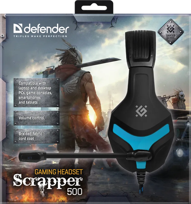 Defender - Herní sluchátka Scrapper 500