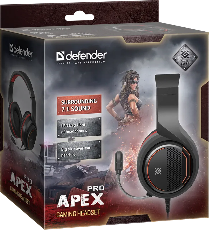 Defender - Herní sluchátka Apex Pro