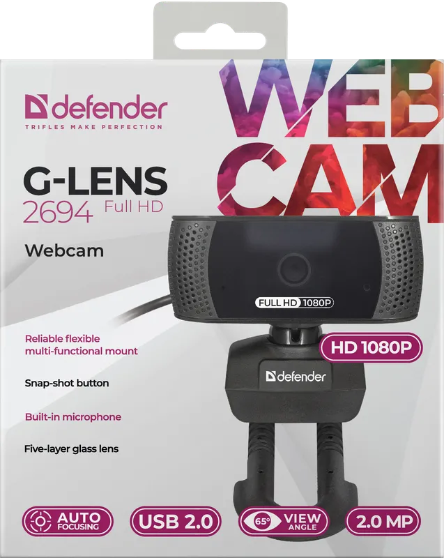 Defender - Webová kamera G-lens 2694 Full HD