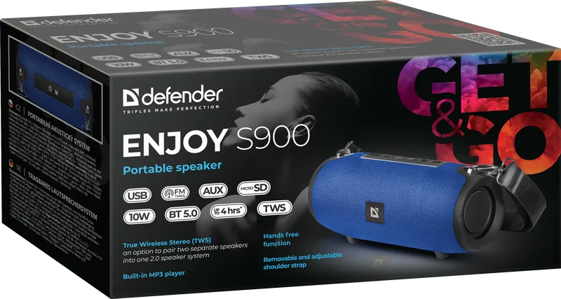 Defender - Přenosný reproduktor Enjoy S900