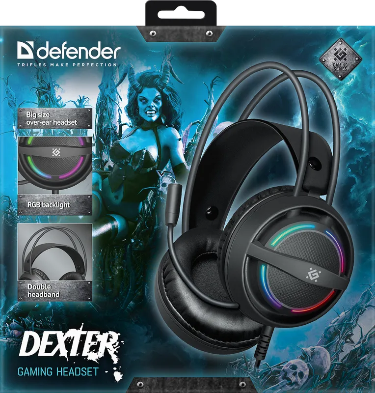 Defender - Herní sluchátka Dexter